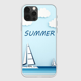 Чехол для iPhone 12 Pro Max с принтом ПАРУСНИКИ | SUMMER (Z) в Белгороде, Силикон |  | ship | ships | summer | кораблик | кораблики | корабль | летняя | лето | лодочка | мореход | одинокая лодка | парусник | судно | яхта | яхты