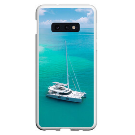 Чехол для Samsung S10E с принтом ПАРУСНИК | SAILBOAT (Z) в Белгороде, Силикон | Область печати: задняя сторона чехла, без боковых панелей | Тематика изображения на принте: boat | sailboat | ship | ships | кораблик | кораблики | корабль | лагуна | лодка | лодочка | мореход | одинокая лодка | парус | парусник | судно | яхта | яхты