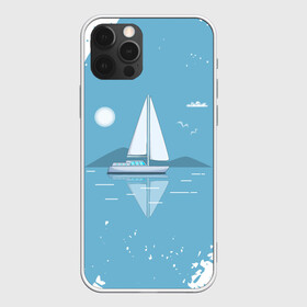 Чехол для iPhone 12 Pro Max с принтом ОДИНОКИЙ ПАРУСНИК | SAILBOAT (Z) в Белгороде, Силикон |  | boat | sailboat | ship | ships | бумага | кораблик | кораблики | корабль | красный парус | лодка | лодочка на белом | мореход | одинокая лодка | оригами | парус | парусник | судно | яхта