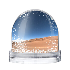 Игрушка Снежный шар с принтом Пустыня в Белгороде, Пластик | Изображение внутри шара печатается на глянцевой фотобумаге с двух сторон | дюна | дюны | звёзды | небеса | небо | пейзаж | пейзажи | песок | песчаный | пустыни | пустыня