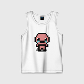 Детская майка хлопок с принтом pixel isaac в Белгороде,  |  | character | cry | eyes | face | game | head | isaac | logo | pixel | sadness | tears | the binding of isaac | айзек | глаза | голова | грусть | жертвоприношение исаака | игра | лицо | лого | персонаж | пиксель | плачь | слезы