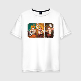 Женская футболка хлопок Oversize с принтом Мультмяускулс в Белгороде, 100% хлопок | свободный крой, круглый ворот, спущенный рукав, длина до линии бедер
 | бенди | королевская битва | мультмяускулс | мяускулс | фортнайт