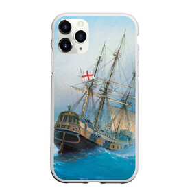 Чехол для iPhone 11 Pro Max матовый с принтом The Sea Devil в Белгороде, Силикон |  | ocean | sea | ship | summer | волны | океан | парусник