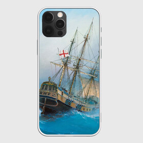 Чехол для iPhone 12 Pro Max с принтом The Sea Devil в Белгороде, Силикон |  | Тематика изображения на принте: ocean | sea | ship | summer | волны | океан | парусник