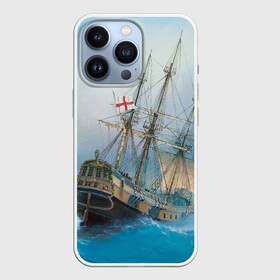 Чехол для iPhone 13 Pro с принтом The Sea Devil в Белгороде,  |  | Тематика изображения на принте: ocean | sea | ship | summer | волны | океан | парусник