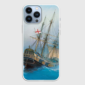 Чехол для iPhone 13 Pro Max с принтом The Sea Devil в Белгороде,  |  | Тематика изображения на принте: ocean | sea | ship | summer | волны | океан | парусник