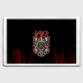 Магнит 45*70 с принтом Slayer в Белгороде, Пластик | Размер: 78*52 мм; Размер печати: 70*45 | groove | kerry king | metall | rock | slayer | trash