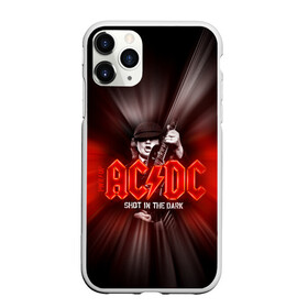 Чехол для iPhone 11 Pro матовый с принтом AC/DC: Angus Young в Белгороде, Силикон |  | ac | ac dc | ac|dc | angus young | dc. logo | hard | rock | ангус янг | логотип