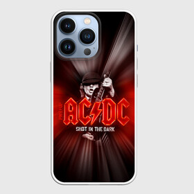 Чехол для iPhone 13 Pro с принтом AC DC: Angus Young в Белгороде,  |  | Тематика изображения на принте: ac | ac dc | ac|dc | angus young | dc. logo | hard | rock | ангус янг | логотип