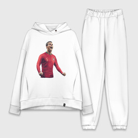 Женский костюм хлопок Oversize с принтом Cristiano Ronaldo в Белгороде,  |  | 07 | 7 | cristiano ronaldo | juventus | manchester united | national team | portugal | real madrid | soccer | soccer player | криштиану роналду | манчестер юнайтед | нападающий | португалия | реал мадрид | роналдо | сборная | футбол | фут