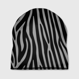 Шапка 3D с принтом Zebra Camouflage в Белгороде, 100% полиэстер | универсальный размер, печать по всей поверхности изделия | animal | blackandwhite | camouflage | stripes | zebra