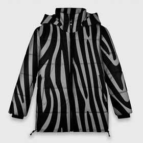 Женская зимняя куртка Oversize с принтом Zebra Camouflage в Белгороде, верх — 100% полиэстер; подкладка — 100% полиэстер; утеплитель — 100% полиэстер | длина ниже бедра, силуэт Оверсайз. Есть воротник-стойка, отстегивающийся капюшон и ветрозащитная планка. 

Боковые карманы с листочкой на кнопках и внутренний карман на молнии | animal | blackandwhite | camouflage | stripes | zebra