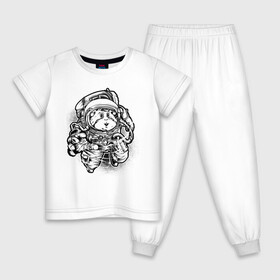 Детская пижама хлопок с принтом Хомяк космонавт в Белгороде, 100% хлопок |  брюки и футболка прямого кроя, без карманов, на брюках мягкая резинка на поясе и по низу штанин
 | астронавт | астрономия | космонавты | космос | хомяк космонавт
