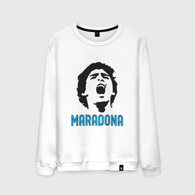 Мужской свитшот хлопок с принтом Maradona Scream в Белгороде, 100% хлопок |  | argentina | maradona | messi | sport | аргентина | гол | диего | марадона | месси | мяч | рука бога | спорт | футбол | чемпион