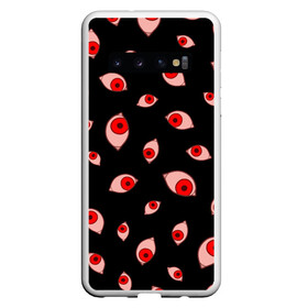 Чехол для Samsung Galaxy S10 с принтом Взгляд тьмы в Белгороде, Силикон | Область печати: задняя сторона чехла, без боковых панелей | anime | dark | death | eyes | halloween | hellsing | horror | japan style | monster | red | vampire | аниме | вампир | взгляд | глаза | глазки аниме | гомункул | зрачки | красные глаза | монстры | паттерн | темный | тьма | узор | хеллсинг