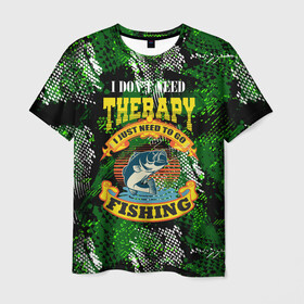 Мужская футболка 3D с принтом Трофейная рыбалка на карпа в Белгороде, 100% полиэфир | прямой крой, круглый вырез горловины, длина до линии бедер | fish | карп | лето | отдых | поклев | рыба | рыбалка | рыболов | спиннинг | удилище | удочка