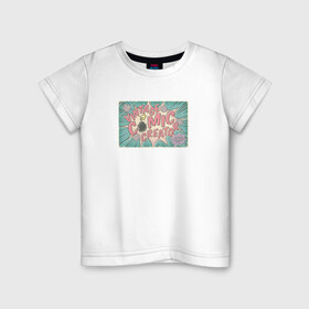 Детская футболка хлопок с принтом Ретро в Белгороде, 100% хлопок | круглый вырез горловины, полуприлегающий силуэт, длина до линии бедер | винтаж | винтажная | винтажная надпись | винтажный принт | ретро | старина | старый плакат