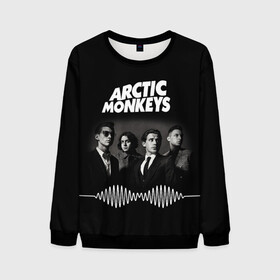 Мужской свитшот 3D с принтом arctic monkeys в Белгороде, 100% полиэстер с мягким внутренним слоем | круглый вырез горловины, мягкая резинка на манжетах и поясе, свободная посадка по фигуре | alex turner | arctic monkeys | britain | great | indie | rock | алекс тернер | арктик монкейс | инди | рок