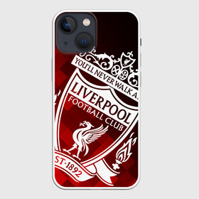 Чехол для iPhone 13 mini с принтом LIVERPOOL   ЛИВЕРПУЛЬ в Белгороде,  |  | football | liverpool | sport | uefa | английская премьер лига. | ливерпуль | лига финал | матч | спорт | уефа | финал | футбол