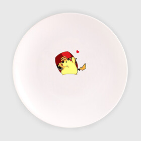 Тарелка с принтом Пикачу под бейсболкой в Белгороде, фарфор | диаметр - 210 мм
диаметр для нанесения принта - 120 мм | anime | picachu | pikachu | аниме | милый | пика | пикачу | покебол | покемон