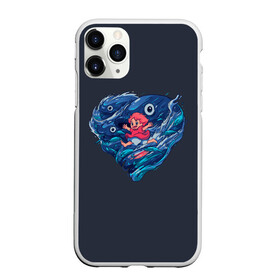 Чехол для iPhone 11 Pro Max матовый с принтом Ocean heart. Totoro в Белгороде, Силикон |  | Тематика изображения на принте: catbus | fish | heart | kanta | kusakabe | mei | ocean | ogaki | satsuki | surf | susuvatari | tatsuo | totoro | water | waves | yasuko | вода | волны | канта | котобус | кусакабэ | море | мэй | огаки | океан | прибой | рыба | сацуки | сердце | сусуватари