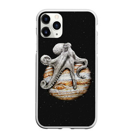 Чехол для iPhone 11 Pro матовый с принтом Planetary Octopus в Белгороде, Силикон |  | Тематика изображения на принте: galaxy | jupiter | octopus | planet | space | stars | stellar | sun | system | галактика | звездная | звезды | космос | осьминог | планета | система | солнце | юпитер