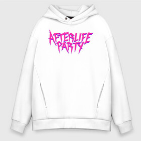 Мужское худи Oversize хлопок с принтом Afterlife Party в Белгороде, френч-терри — 70% хлопок, 30% полиэстер. Мягкий теплый начес внутри —100% хлопок | боковые карманы, эластичные манжеты и нижняя кромка, капюшон на магнитной кнопке | Тематика изображения на принте: fortnite | gamers | games | music | party | вечеринка | джей бавлин | игры | королевская битва | фортнайт