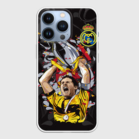 Чехол для iPhone 13 Pro с принтом Икер Касильяс в Белгороде,  |  | fc real madrid | iker casillas | вратарь | икер касильяс | испанский | фк реал мадрид | футболист