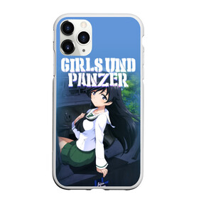 Чехол для iPhone 11 Pro Max матовый с принтом Girls und Panzer в Белгороде, Силикон |  | darjeeling | girls und panzer | girls und panzer правда | дарджилинг | девочки и танки | девушки и танки | катюша | нисидзуми михо | правда | танки