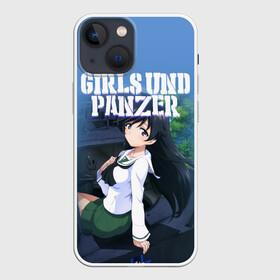 Чехол для iPhone 13 mini с принтом Girls und Panzer в Белгороде,  |  | darjeeling | girls und panzer | girls und panzer правда | дарджилинг | девочки и танки | девушки и танки | катюша | нисидзуми михо | правда | танки