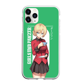 Чехол для iPhone 11 Pro Max матовый с принтом Darjeeling в Белгороде, Силикон |  | darjeeling | girls und panzer | girls und panzer правда | дарджилинг | девочки и танки | девушки и танки | катюша | нисидзуми михо | правда | танки