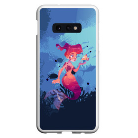 Чехол для Samsung S10E с принтом Mermaid Русалочка (Z) в Белгороде, Силикон | Область печати: задняя сторона чехла, без боковых панелей | mermaid | naiad | nymph | rusalka | ведява | водяница | восточнославянская мифология | дух | лесовица | мифология | морская дева | нимфа | русал | русалии | русалка | русалочка | ундина | фараонка