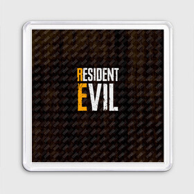 Магнит 55*55 с принтом RESIDENT EVIL VILLAGE ДЕРЕВН в Белгороде, Пластик | Размер: 65*65 мм; Размер печати: 55*55 мм | Тематика изображения на принте: horror | lady dimitrescu | resident evil | resident evil 8 | village | демитреска | деревня | димитреску | леди димитреска | обитель зла | резидент эвил | ресидент евил | хоррор