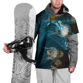 Накидка на куртку 3D с принтом Медузы в Белгороде, 100% полиэстер |  | medusa | животные | медузы | мир | подводный | рыбы | щупальца