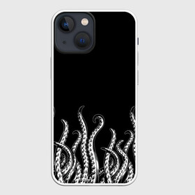 Чехол для iPhone 13 mini с принтом Octopus Щупальца в Белгороде,  |  | animal | beast | kraken | ocean | octopus | sea | ship | water | вода | животные | звери | корабль | кракен | море | океан | осьминог | рыбы | чб | щупальца