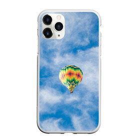 Чехол для iPhone 11 Pro Max матовый с принтом Воздушный шар в небе в Белгороде, Силикон |  | воздушные | воздушный | небеса | небесный | небо | облака | облако | туча | тучи | шар | шары
