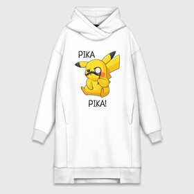 Платье-худи хлопок с принтом Детектив Пикачу в Белгороде,  |  | anime | picachu | pikachu | аниме | милый | пика | пикачу | покебол | покемон