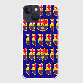 Чехол для iPhone 13 mini с принтом ФК БАРСЕЛОНА   PATTERN   УЗОР в Белгороде,  |  | barca | fc barcelona | football | sport | uefa | английская премьер лига. | барса | лига финал | матч | спорт | уефа | финал | фк барселона | футбол