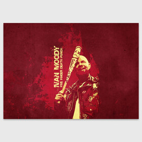 Поздравительная открытка с принтом Ivan Moody в Белгороде, 100% бумага | плотность бумаги 280 г/м2, матовая, на обратной стороне линовка и место для марки
 | Тематика изображения на принте: 5fdp | ffdp | five finger death punch | metal | music | rock | альтернатива | группы | метал | музыка | музыкальная группа | рок | рок музыка | хеви метал