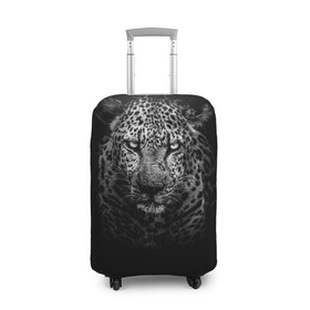 Чехол для чемодана 3D с принтом Leopard в Белгороде, 86% полиэфир, 14% спандекс | двустороннее нанесение принта, прорези для ручек и колес | animal | cheetah | leopard | wild | леопард