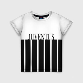 Детская футболка 3D с принтом Juventus | Tee Black and White (2021/22) в Белгороде, 100% гипоаллергенный полиэфир | прямой крой, круглый вырез горловины, длина до линии бедер, чуть спущенное плечо, ткань немного тянется | 0x000000123 | juve | juventus | ronaldo | криштьяно | роналдо | юве | ювентус