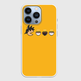 Чехол для iPhone 13 Pro с принтом Son Goku. Noodle Eater в Белгороде,  |  | Тематика изображения на принте: ball | birus | broly | dragon | eater | frieza | goku | majin | man | pac | piccolo | saiyan | sayan | sell | sleep | super | trunks | vejeta | бирус | броли | буу | веджета | гоку | драконий | жемчуг | курилин | маджин | пикколо | сайян | саян | селл | с