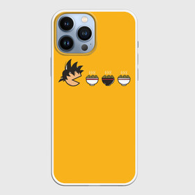 Чехол для iPhone 13 Pro Max с принтом Son Goku. Noodle Eater в Белгороде,  |  | Тематика изображения на принте: ball | birus | broly | dragon | eater | frieza | goku | majin | man | pac | piccolo | saiyan | sayan | sell | sleep | super | trunks | vejeta | бирус | броли | буу | веджета | гоку | драконий | жемчуг | курилин | маджин | пикколо | сайян | саян | селл | с