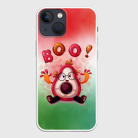 Чехол для iPhone 13 mini с принтом Booo в Белгороде,  |  | авокадо | арт | графика | мультяшка | фрукты
