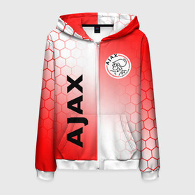 Мужская толстовка 3D на молнии с принтом FC AJAX AMSTERDAM / ФК АЯКС в Белгороде, 100% полиэстер | длина до линии бедра, манжеты и пояс оформлены мягкой тканевой резинкой, двухслойный капюшон со шнурком для регулировки, спереди молния, по бокам два кармана | ajax amsterdam | fifa | football | football club. | sport | uefa | английская премьер лига | аякс амстердам | лига финал | матч | спорт | уефа | финал | фифа | футбол | футбольный клуб