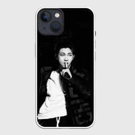 Чехол для iPhone 13 с принтом Namjoon black в Белгороде,  |  | bts | pop | битиэс | бтс | ви | джей хоуп | джонгук | корейцы | музыка | поп | попса | рм | чимин | чин сюги