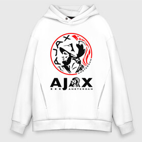 Мужское худи Oversize хлопок с принтом FC AJAX AMSTERDAM / ФК АЯКС в Белгороде, френч-терри — 70% хлопок, 30% полиэстер. Мягкий теплый начес внутри —100% хлопок | боковые карманы, эластичные манжеты и нижняя кромка, капюшон на магнитной кнопке | ajax amsterdam | fifa | football | football club. | sport | uefa | английская премьер лига | аякс амстердам | лига финал | матч | спорт | уефа | финал | фифа | футбол | футбольный клуб