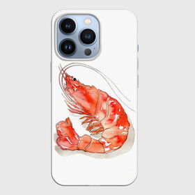 Чехол для iPhone 13 Pro с принтом креветка в Белгороде,  |  | ocean | sea | sea animal | креветка | лобстер | море | океан | рак