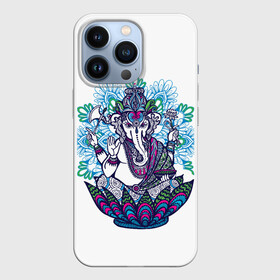 Чехол для iPhone 13 Pro с принтом Слон будда в Белгороде,  |  | будда | будды | буды | медитация | мир | радужные | руки | слон | слон будды | слоны | спокойствие | топор | туристам | хипи | хобот | хоппи | цветы