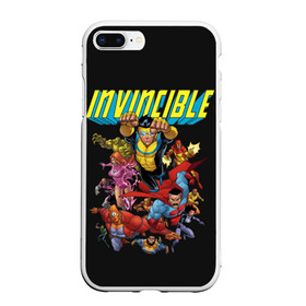 Чехол для iPhone 7Plus/8 Plus матовый с принтом Неуязвимый Invincible в Белгороде, Силикон | Область печати: задняя сторона чехла, без боковых панелей | allen | atom | debbie | eve | girl | grayson | immortal | invincible | man | mark | monster | nolan | omni | атом | атомная | вильтрум | вильтрумит | воительница | грейсон | дебби | ева | костюм | марк | монстр | мэн | неуязвимый |